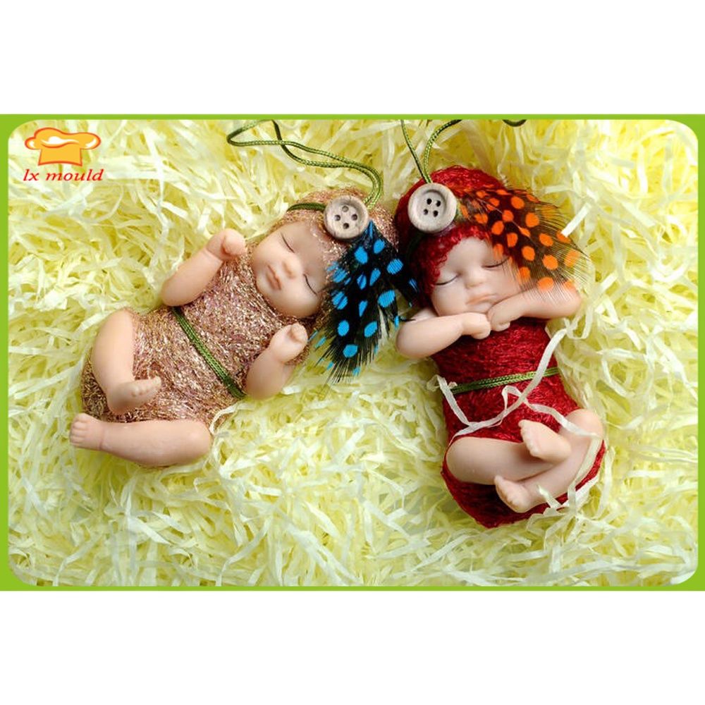 Baby Products Organic - Cetakan Silikon 3D LXYY Boneka Anak