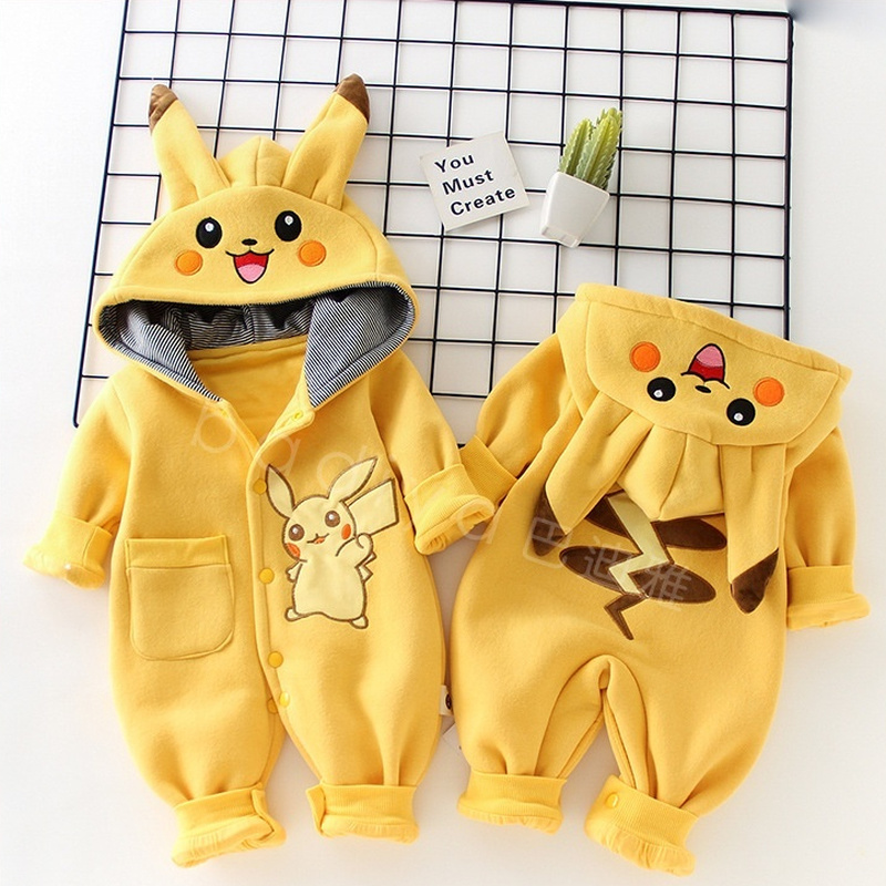 Baby Products Japan - Piyama Bayi Monster Saku Kartun Pakaian