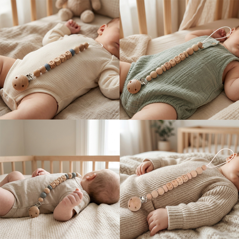 Penjepit Empeng Bayi dengan Na - Baby Pacifier Clip ulasan dan harga
