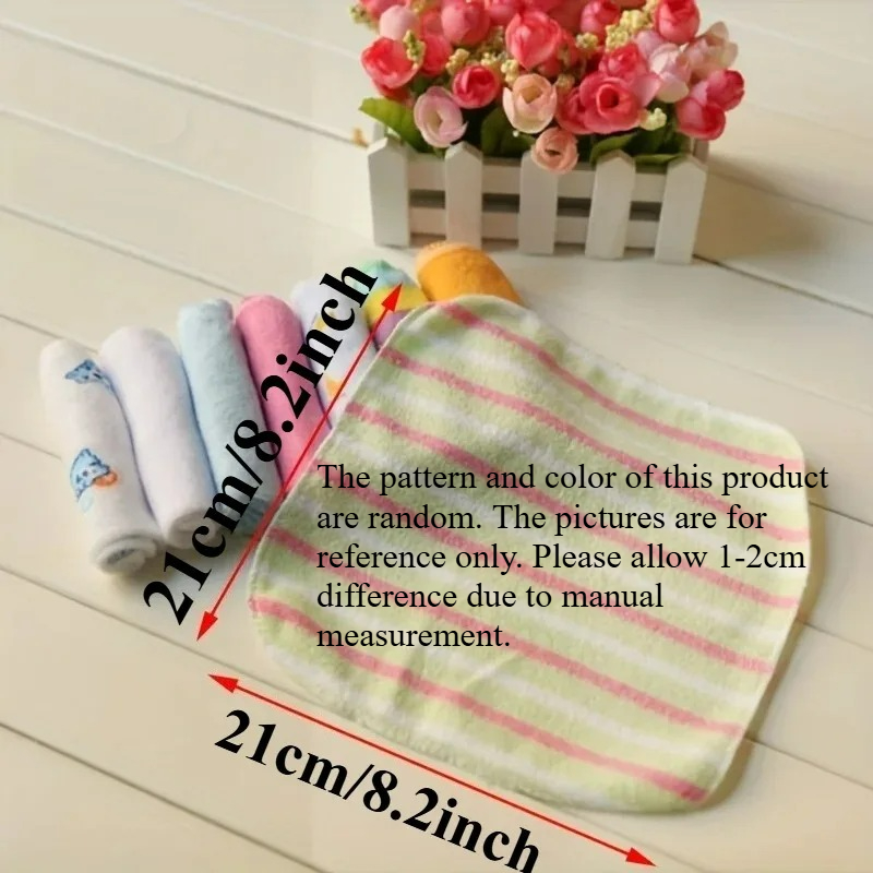 RANDOM 8PCS Set Kain Lap Bayi  - Baby Products Organic ulasan dan harga