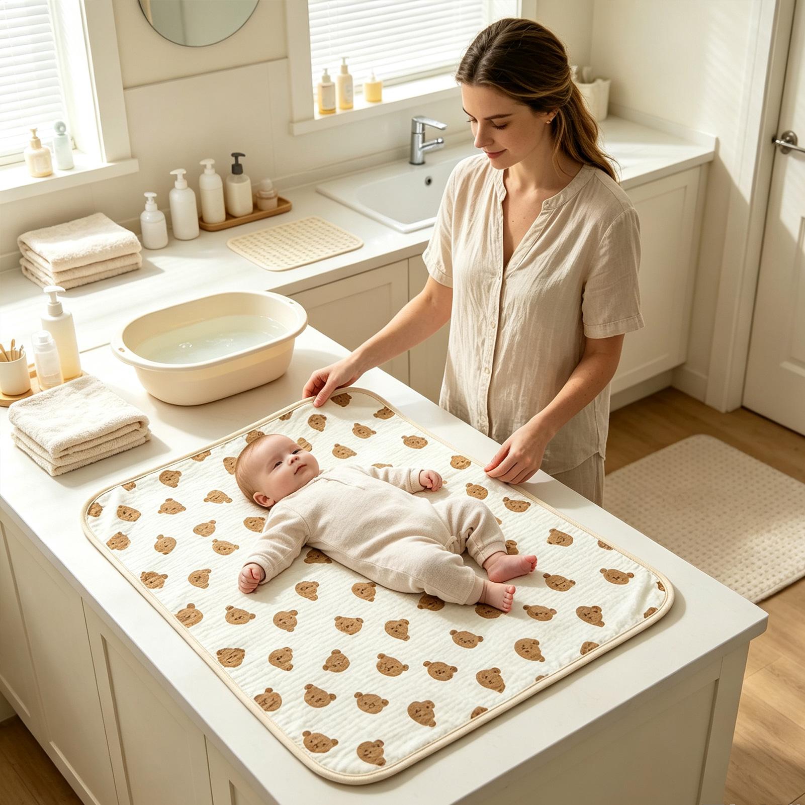 Alas Ganti Popok Dapat Digunak - Diaper Changing Mat ulasan dan harga