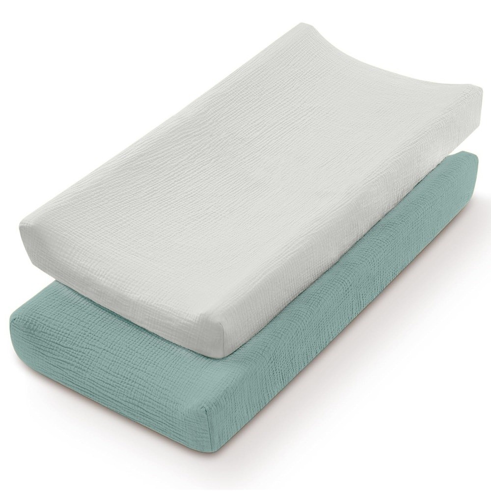 2 Buah Alas Ganti Popok Katun  - Diaper Changing Mat ulasan dan harga