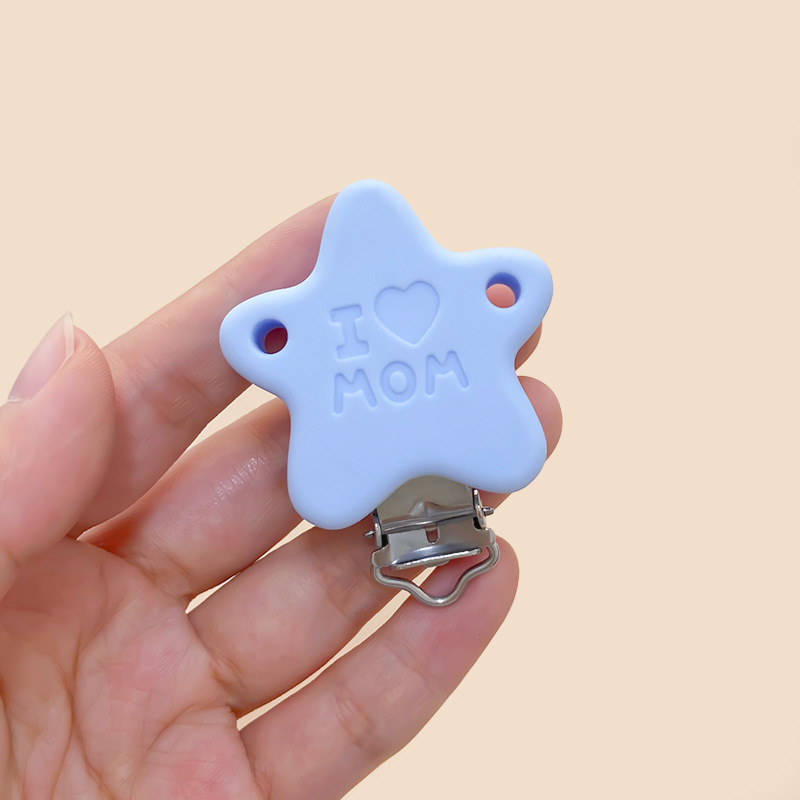 10 Buah Klip Rantai Empeng Sil - Baby Pacifier Clip ulasan dan harga